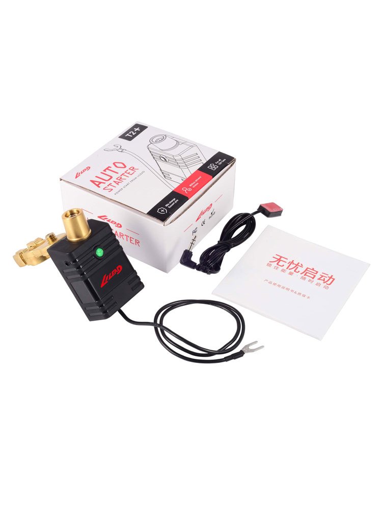 LILEAD smart battery disconnect switch installed on a vehicle battery